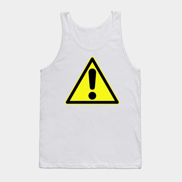 Caution Tank Top by rheyes